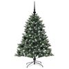 vidaXL Brad de Crăciun artificial cu 150 LED Verde 85 x 85 x 120 cm