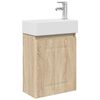 vidaXL Unitate de baie cu robinet Stejar Sonoma 45,5 x 22,5 x 84 cm