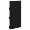 vidaXL Raft pentru reviste Stejar Negru 51 x 11 x 102 cm Lemn compozit