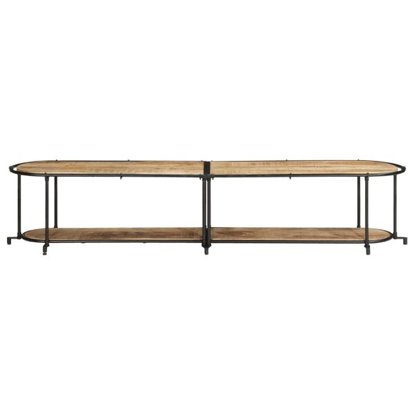 vidaXL Dulap TV, 200x42x40 cm, lemn masiv mango brut