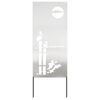 vidaXL Ecran de intimitate pentru grădină Argintiu 50 x 140 cm