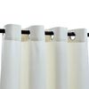 vidaXL Draperii opace cu inele, 2 buc., crem, 140 x 245 cm, catifea