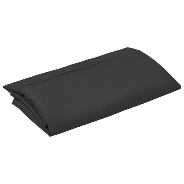 vidaXL Pânză de schimb umbrelă de soare de exterior, negru, 300 cm