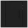 vidaXL Dulapuri TV montate pe perete, 2 buc., negru, 40x34,5x40 cm