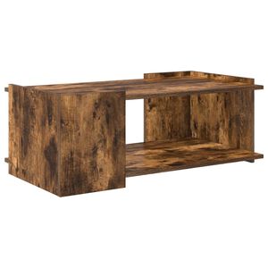 vidaXL Masă de cafea Stejar fumuriu 90 x 50 x 33 cm Lemn prelucrat