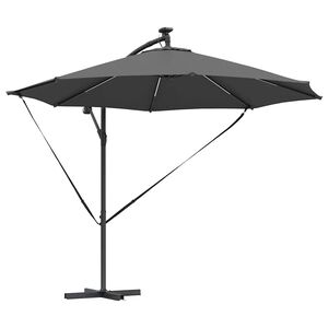 vidaXL Umbrelă de soare 294 x 294 x 248 cm Poliester și Aluminiu