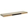 vidaXL Rafturi de perete suspendate 4 buc. stejar, 90x23,5x3,8 cm, MDF