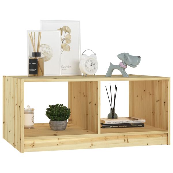 vidaXL Măsuță de cafea, 75x50x33,5 cm, lemn masiv de brad