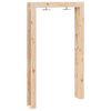vidaXL Duș exterior natural 137 x 23 x 226 cm Lemn masiv de pin