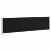 vidaXL Copertină laterală retractabilă de terasă, negru, 140x514 cm