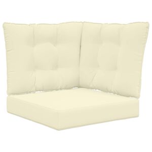 vidaXL Perna pentru canapea de exterior Poliester Crem 50,5 x 50,5 cm