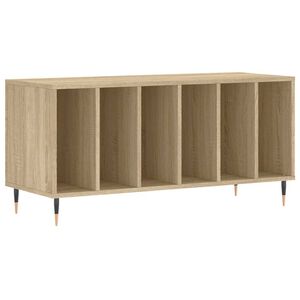 vidaXL Dulap pentru discuri stejar sonoma 100x38x48 cm, lemn prelucrat