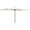 vidaXL Parasol de Grădină 200 x 300 cm Poliester Dreptunghiular Crem