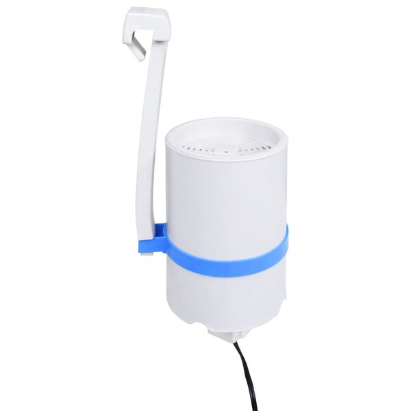 vidaXL Skimmer de piscină suspendat și pompă cu adaptor 16 cm plastic