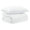 vidaXL Set Pernă și Cuvertură 2 buc. 135 x 200 cm Vară 700 g/buc Alb