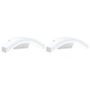 vidaXL Lămpi exterioare de perete cu LED 2 buc. alb, aluminiu turnat