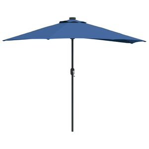 vidaXL Parasol de Grădină Albastru azur 294 x 150 x 224 cm
