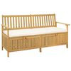vidaXL Bancă cu spațiu de depozitare 2 -Seater 170 x 63 x 84 cm