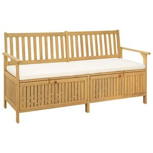 vidaXL Bancă cu spațiu de depozitare 2 -Seater 170 x 63 x 84 cm
