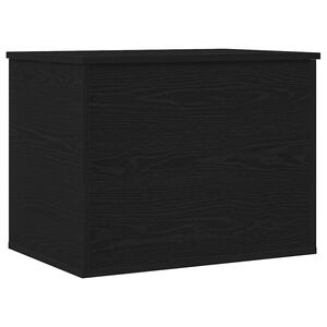 vidaXL Cutie de depozitare Stejar negru 60 x 42 x 46 cm Lemn compozit