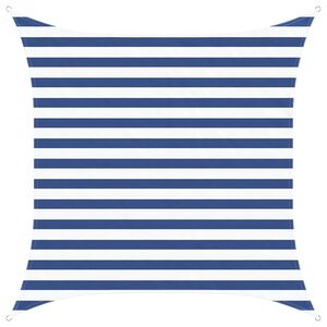 vidaXL P&acirc;nză de umbră Albastru și Alb 2 x 2 m 100% poliester Oxford