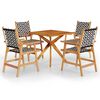 vidaXL Set mobilier de grădină, 5 piese, lemn masiv de acacia
