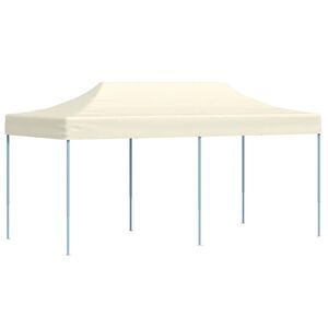 42507 vidaXL Foldable Tent Pop-Up 3x6 m Cream White