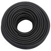 vidaXL Furtun de aer hibrid, negru, 0,6", 50 m, cauciuc și PVC