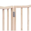 vidaXL Poartă pentru câini pliabilă, 2 panouri, 160 cm, lemn de plop