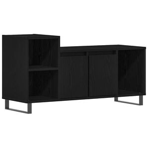 vidaXL Set comodă TV Stejar Negru 100 x 35 x 55 cm Lemn compozit