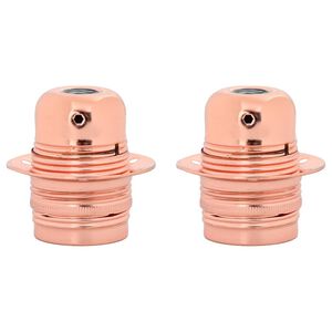 vidaXL Suporturi de lampă 2 buc Rose Gold E27