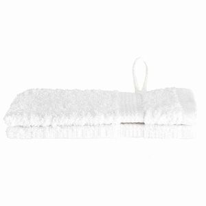 vidaXL Prosop pentru musafiri SOLUND 2 pcs Alb 15 x 21 cm 550 gsm