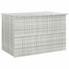 vidaXL Ladă de depozitare grădină gri deschis 150x100x100 cm poliratan