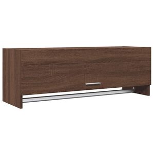 vidaXL Șifonier, stejar maro, 100x32,5x35 cm, lemn prelucrat