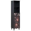 vidaXL Dulap de Baie cu sertar cu ușă Multicolour 38 x 33,5 x 160 cm
