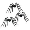 vidaXL Decorațiune Păianjen de Halloween 3 buc. Negru 200 cm