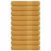 vidaXL Prosoape FROGN 10 buc., aurii, 100x200 cm, 360 g/m&sup2;