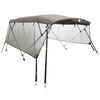 vidaXL Parasolar Bimini 4 arcuri pereți din plasă 243x(230-244)x137 cm