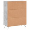vidaXL Servantă, gri beton, 69,5x34x90 cm, lemn compozit