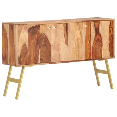 vidaXL Servantă, 118 x 30 x 75 cm, lemn masiv de sheesham