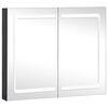vidaXL Dulap de baie cu oglindă și LED, 80x12,2x68 cm