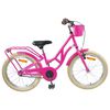 vidaXL Bicicletă pentru Copii 24 Inci pentru 8-12 ani Roz &icirc;nchis