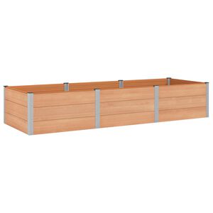vidaXL Strat &icirc;nălțat de grădină Maro 300 x 100 x 54 cm