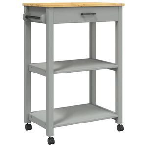 vidaXL Cărucior de bucătărie &bdquo;MONZA&rdquo;, 60x40x88,5 cm, lemn masiv de pin