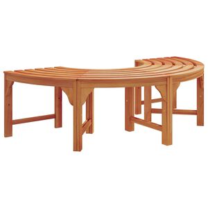 vidaXL Bancă cu arbori 4 -Seater 160 x 80 x 45cm natural