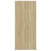 vidaXL Dulap &icirc;nalt, stejar sonoma, 70x42,5x185 cm, lemn prelucrat