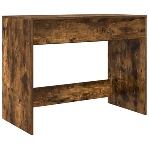 vidaXL Birou cu sertar Stejar Afumat 100 x 50 x 78 cm Lemn prelucrat