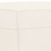 vidaXL Bancă, crem, 100x35x41 cm, piele ecologică