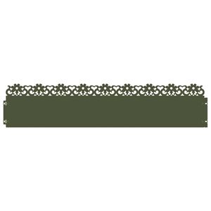 vidaXL Borduri pentru gazon 10 buc. 103 x 0,05 x 22 cm Oțel