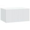 vidaXL Oglindă TV montată pe perete Pe perete Alb 59,5 x 41 x 30 cm
